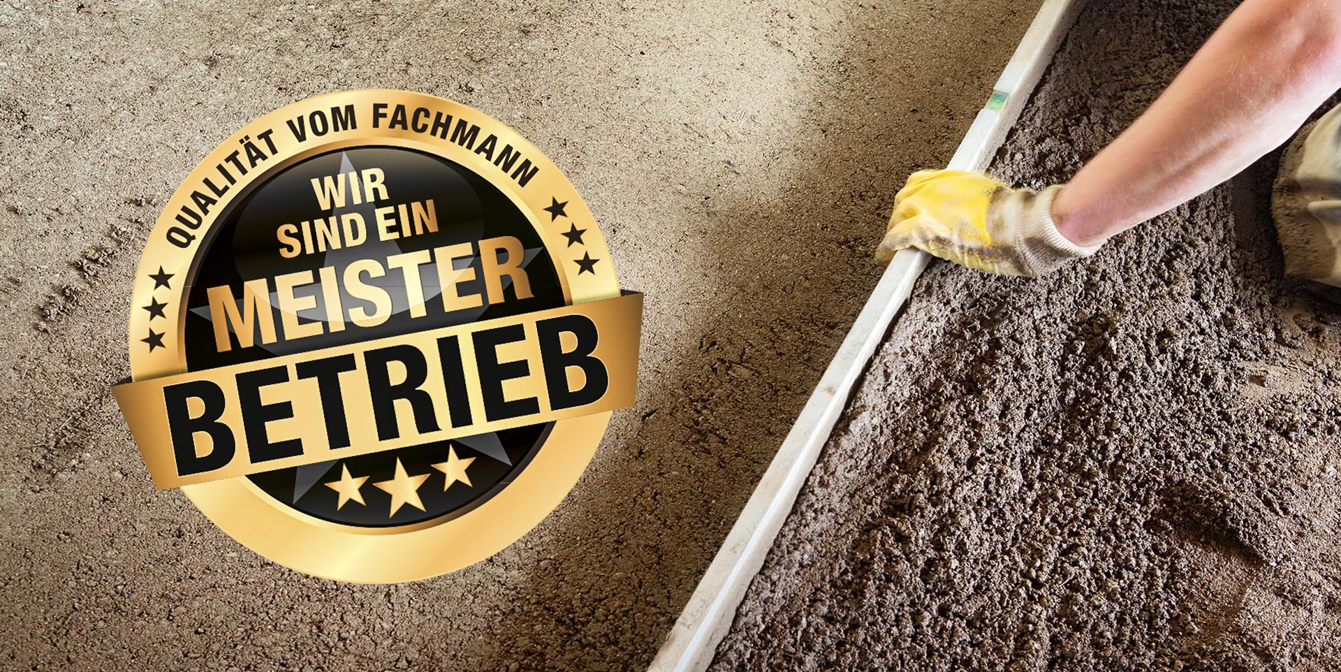 Wir sind ein Meisterbetrieb Wir sind ein Meisterbetrieb