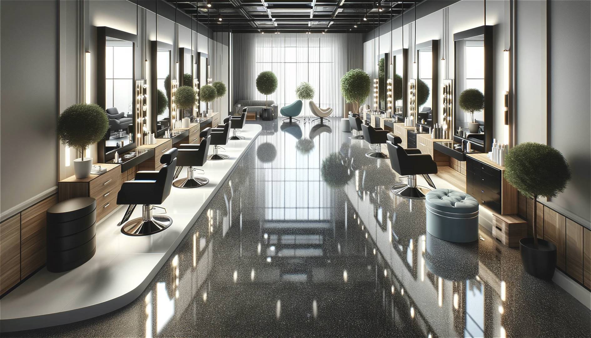Epoxidharzboden fuer Friseursalons und Kosmetikstudios 1 Epoxidharzboden fuer Friseursalons und Kosmetikstudios 1