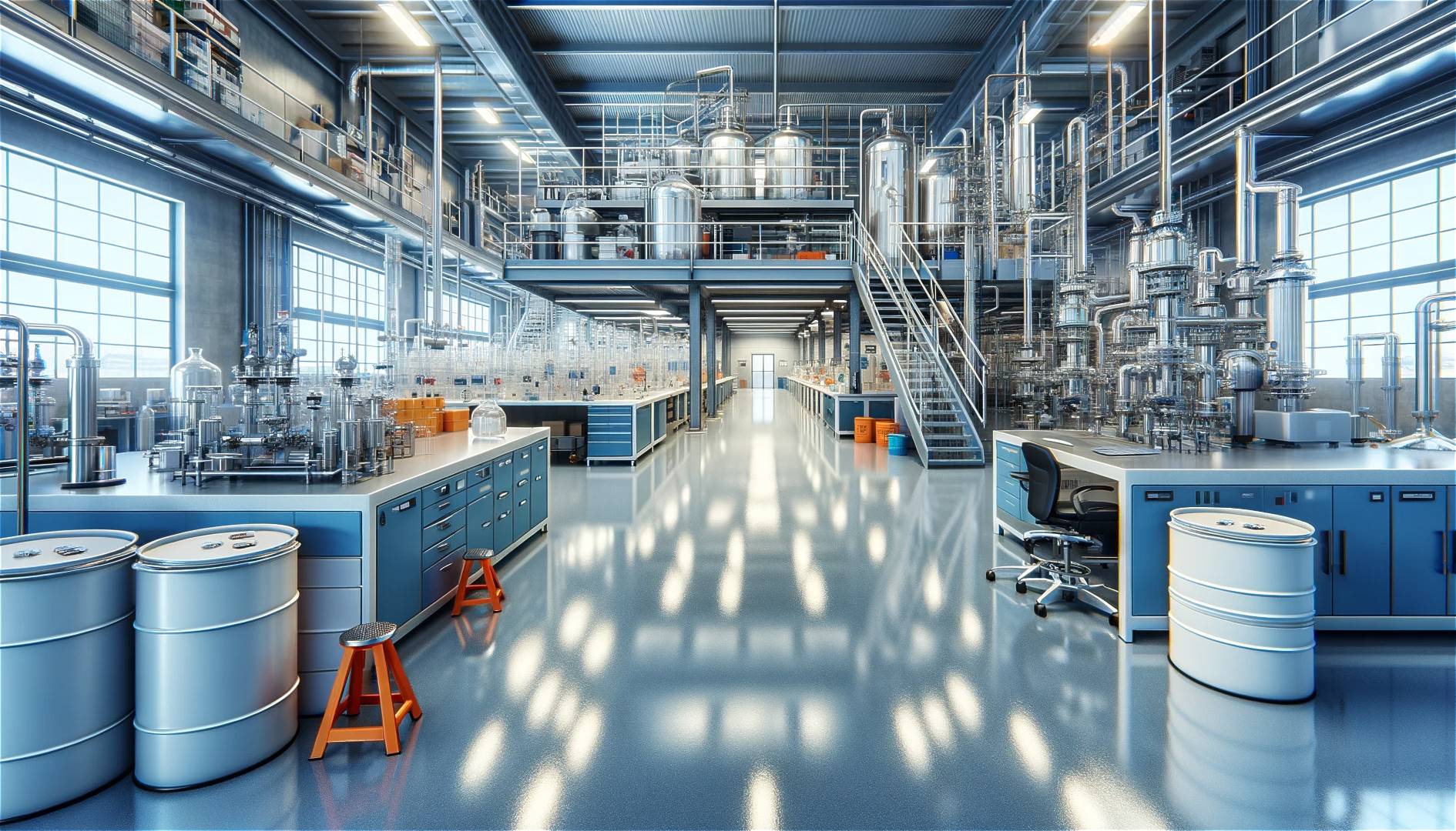 Epoxidharzboden fuer die Chemische Industrie 2 Epoxidharzboden fuer die Chemische Industrie 2
