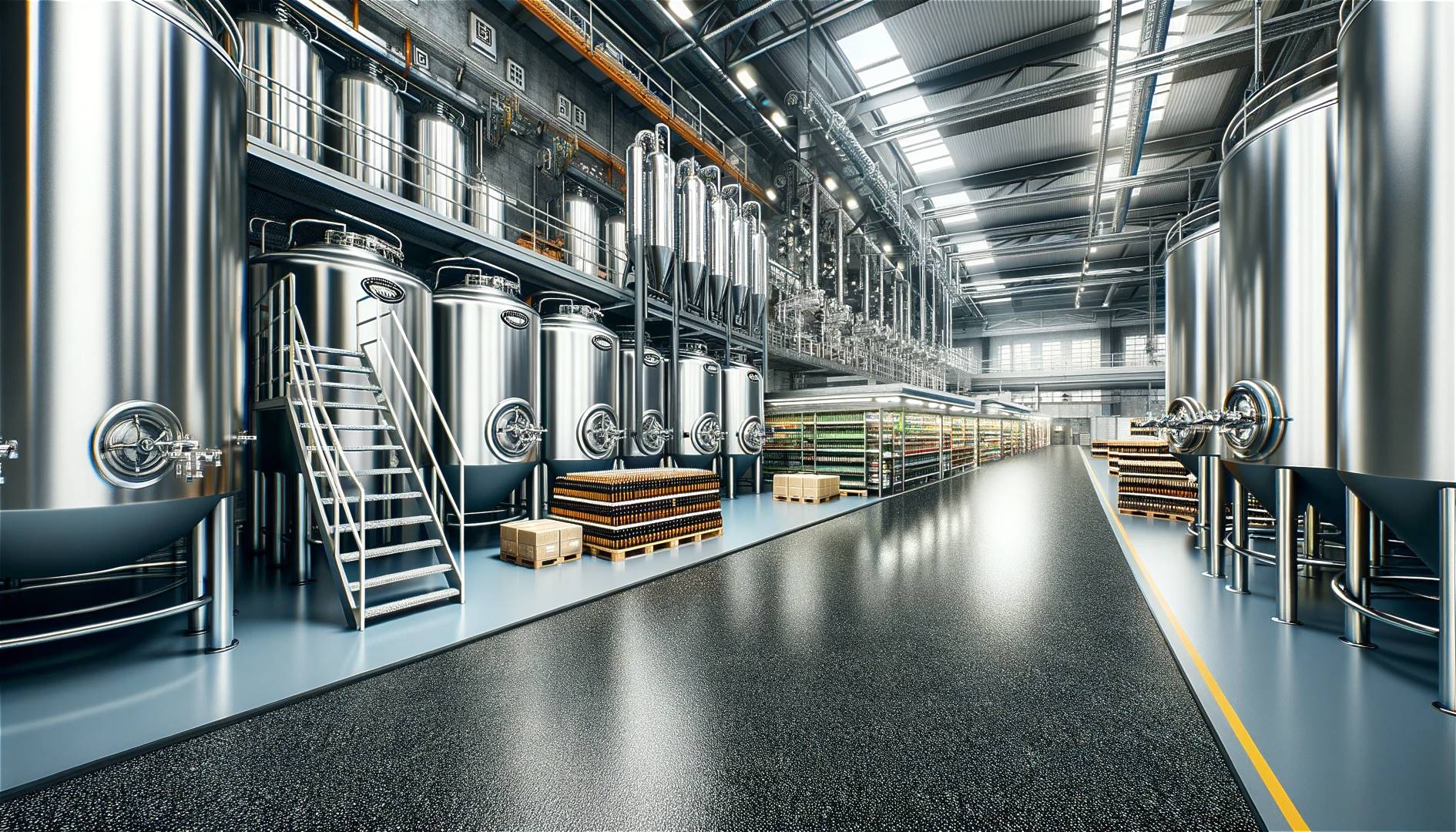 Epoxidharzboden fuer die Getraenkeindustrie und Brauereien 1 Epoxidharzboden fuer die Getraenkeindustrie und Brauereien 1